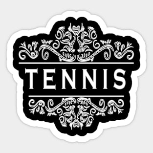 The Sport Tennis Sticker